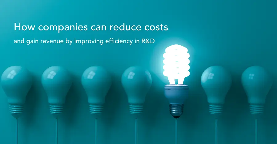 How companies can reduce costs and gain revenue by improving efficiency in R&D