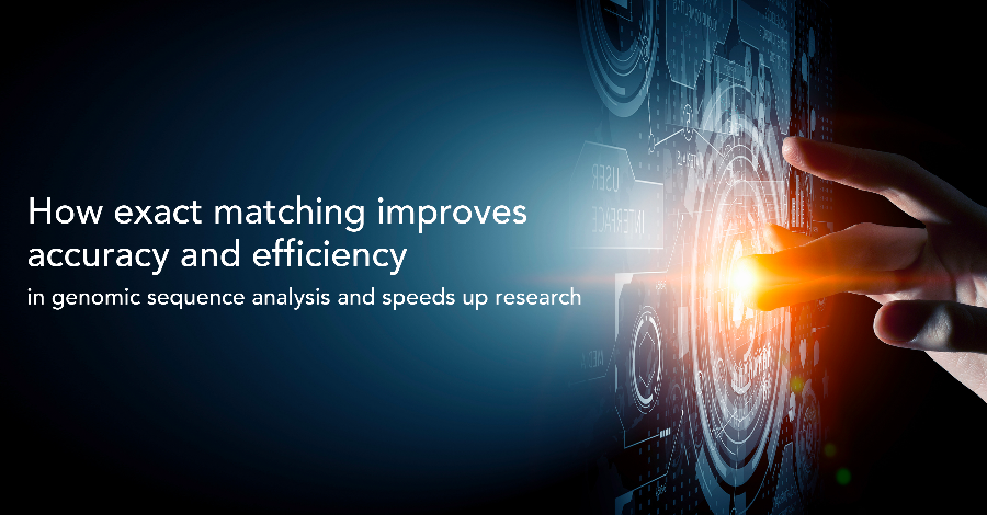 How exact matching improves accuracy and efficiency in genomic sequence analysis and speeds up research